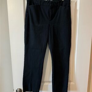 Old Navy Black High-Rise Pixie-Straight Pants